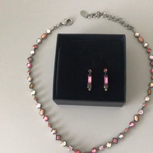Sorrelli Semi precious stone& crystal necklace